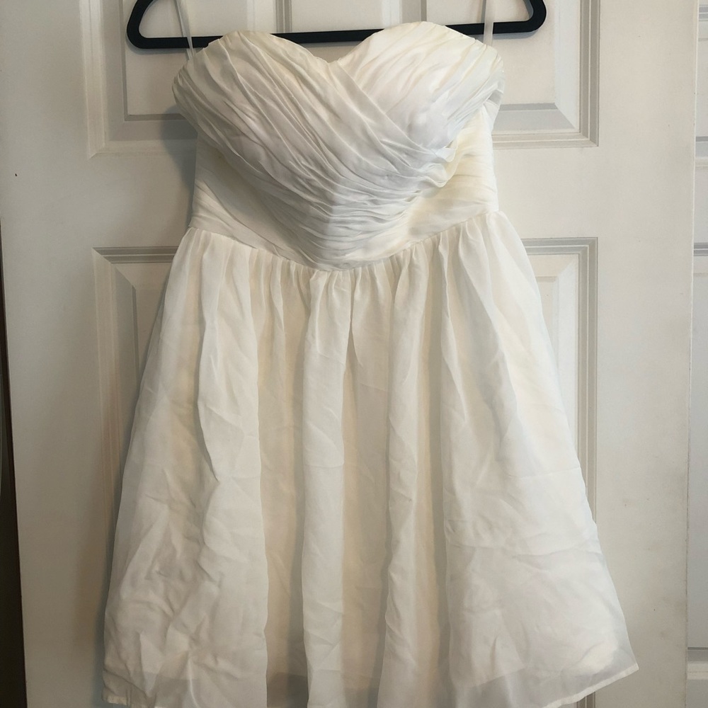 White short dress